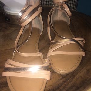 Tan Flat Sandals